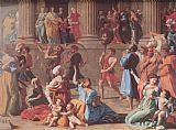 Nicolas Poussin Paintings - The Triumph of David [detail] by Nicolas Poussin